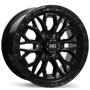 Fast HD – Muramasa – Black – 17″x8″ 45mm – All weather Wheels – F276-1780-83BH+45F951
